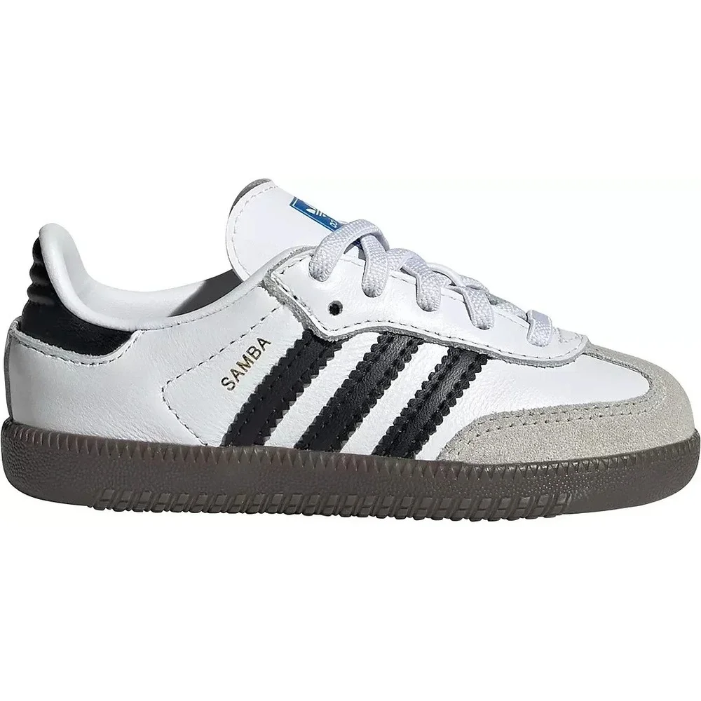 adidas Toddler Samba OG Shoes White Black Stripes Baby Size 4